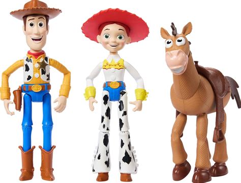 Mattel Disney Pixar Storytellers Pack de Juguetes Toy Story de 3 Unidades de Woody, Jessie y ...
