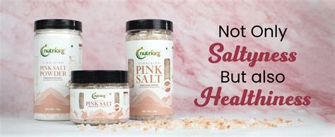 Nutriorg Himalayan Pink Salt 1.25kg | 100% Natural & Unrefined | Rich ...