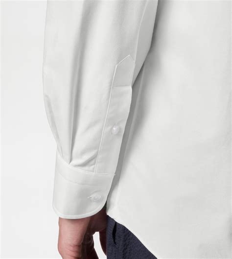 Man WHITE Relaxed Fit Shirt in Oxford X6MA1506020WXKLB001 | Tods