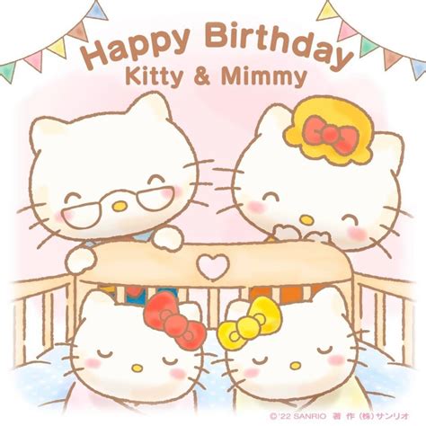 Happy birthday Hello Kitty & Mimmy! : r/sanrio