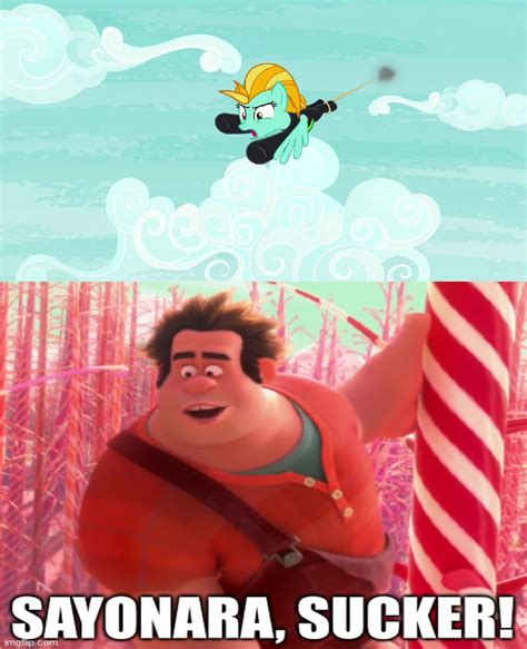 Ralph Says Sayonara to Lighting Dust by Disneyponyfan on DeviantArt