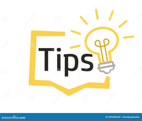 Top Tips Sign. Clipart Image Cartoon Vector | CartoonDealer.com #209280575