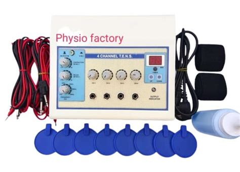 PHYSIO FACTORY Pain Relief Physiotherapy Machine For 4 CH Tens | 4 ...