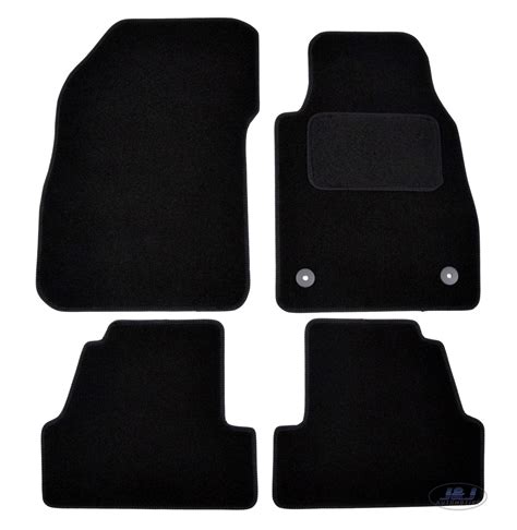 Floor Car Mats For Chevrolet Trax 2012-Up 4-pcs Fully Tailored Black ...