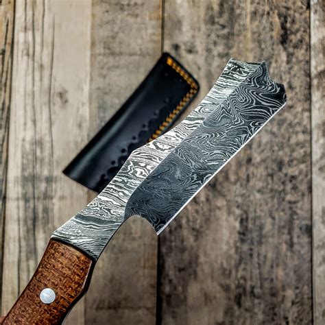 Fixed Blade Straight Razor Knife - Hometown Knives - Touch of Modern