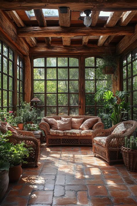 Rustic Sun Room 的图像结果
