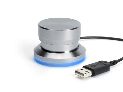 Griffin PowerMate Multimedia Control Knob for USB Computers, Space Grey ...