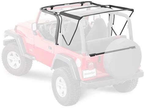 MasterTop Complete Soft Top Kits in MasterTwill® Fabric for 97-06 Jeep Wrangler TJ | Quadratec