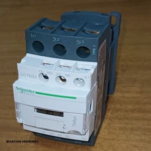 waxcon Schneider Contactor, LC1D25M7 25 A Three Way Electrical Switch ...