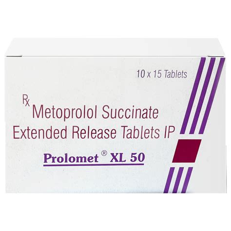 Prolomet XL 50 Tablet | Uses, Side Effects, Price | Apollo Pharmacy