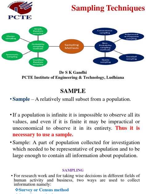 Sampling & Sample Size Determination | PDF | Sampling (Statistics ...