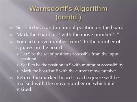 Image result for Warnsdorff's Algorithm for Knights Tour Problem