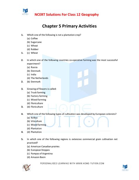 Image result for Primary Activities Class 12 Notes
