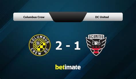 Pronostic, cotes et conseils de paris Columbus Crew vs DC United (19/07 ...