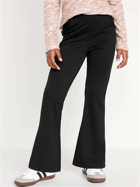 Mid-Rise Cropped Flare Pants for Girls | Old Navy