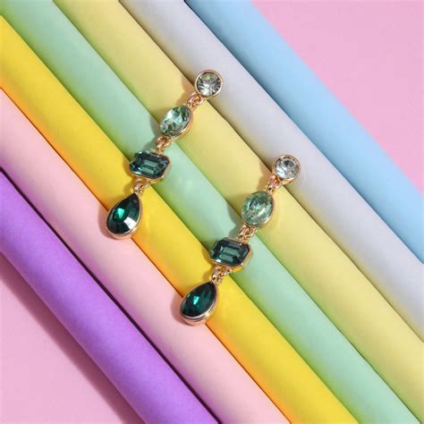 Buy Green Willow Eclectic Stones Long Earring - Accessorize India