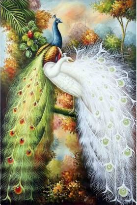 Medium Modern Art Canvas HD Digital Peacock Print With Price in India ...