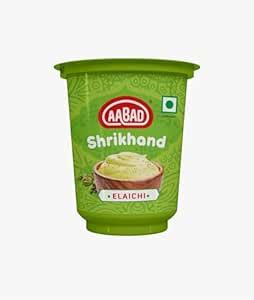 Aabad Shrikhand Elaichi Cup 400 Gm : Amazon.in: Grocery & Gourmet Foods