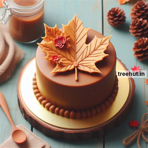 Maple Leaf Cake Decoration Ideas