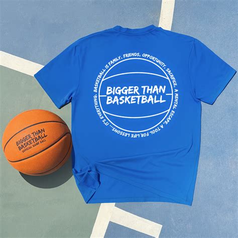 Beyond Basketball - T-Shirt - Blue – Bigger Than Basketball