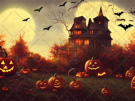Halloween Background Wallpaper Graphic by sublimation.designs.tr ...