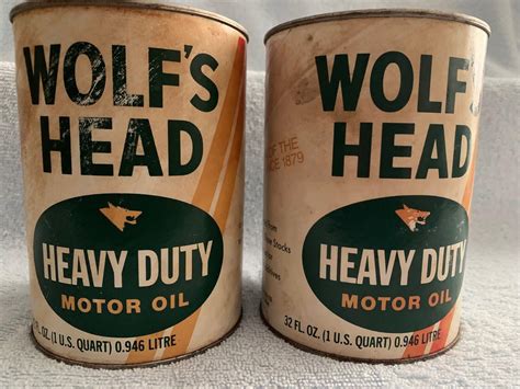 WOLF'S HEAD HD HEAVY DUTY MOTOR OIL SAE 20W-20 - TWO (2) CANS | #4543608602
