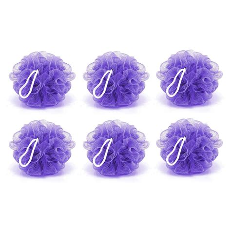 6074 Bath Shower Loofah Sponge Pouf Body Scrubber — DeoDap