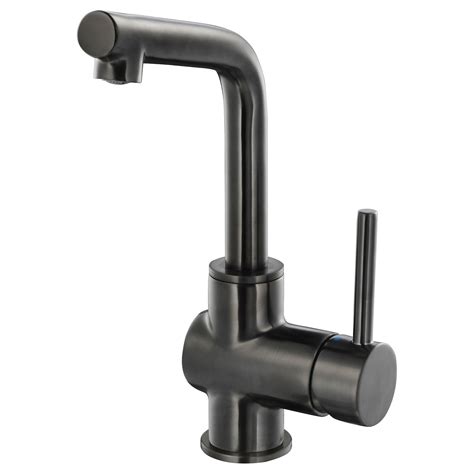 LUNDSKÄR wash-basin mixer tap, black - IKEA