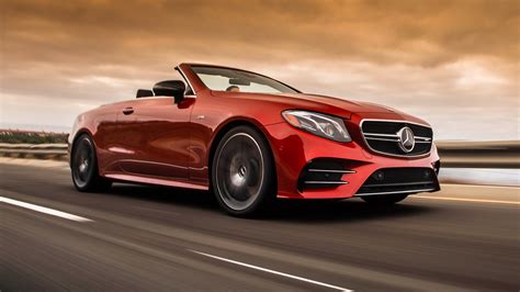 Red Mercedes Benz Convertible