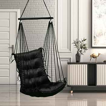 Patiofy Soft Cotton Hammock Hanging Swing for Adults & Kids/Swing Chair ...