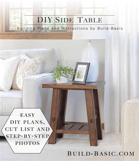 Simple Side Table DIY 的图像结果