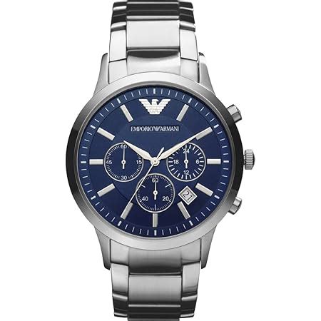Emporio Armani Renato Analog Blue Dial Men's Watch-AR2448 : Emporio ...
