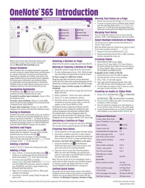 Image result for OneNote for Windows 10 Quick Reference Guide