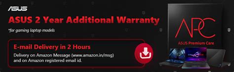 ASUS Premium Care 2 Year Extended Warranty with Onsite Service for ...
