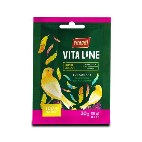 Vitapol Vitaline Feed Supplement Super Colour Sachet 20g - Orange Pet ...