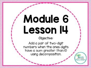 Module 6 Lesson 14 1st Grade 的图像结果