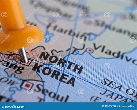 North korea on world map