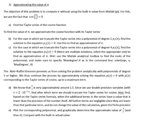 Estimate Value of Pi Using MATLAB 的图像结果