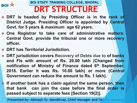 Debt Recovery Appellate Tribunal