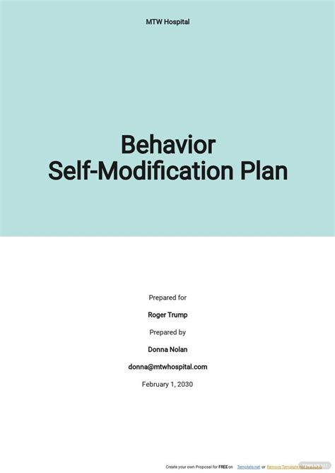 Image result for Behavior Modification Plan Template