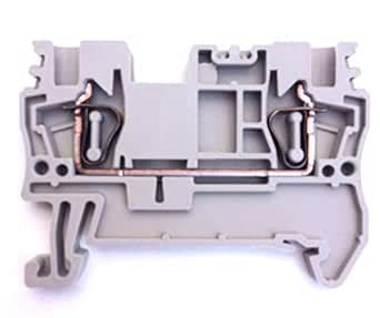 Dinkle AK1.5 DIN Rail Terminal Block Spring Type UL 600V 14-30AWG 15A ...
