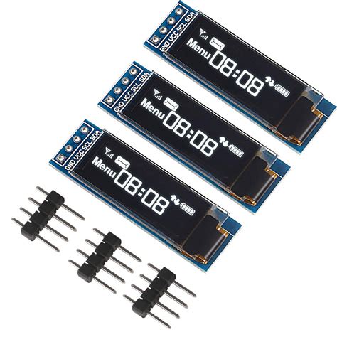 Amazon.in: Buy MELIFE 3pcs OLED Display Module, 0.91 inch I2C SSD1306 ...