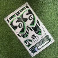 Buy SG Embossed Bat Sticker online at best price