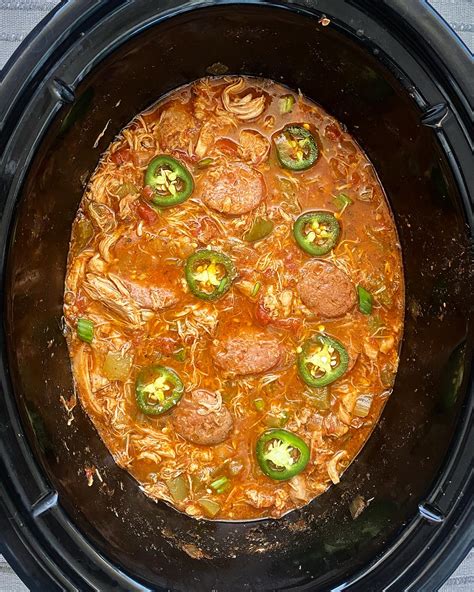 Crockpot Spicy Chicken Sausage (3) - Fit Slow Cooker Queen