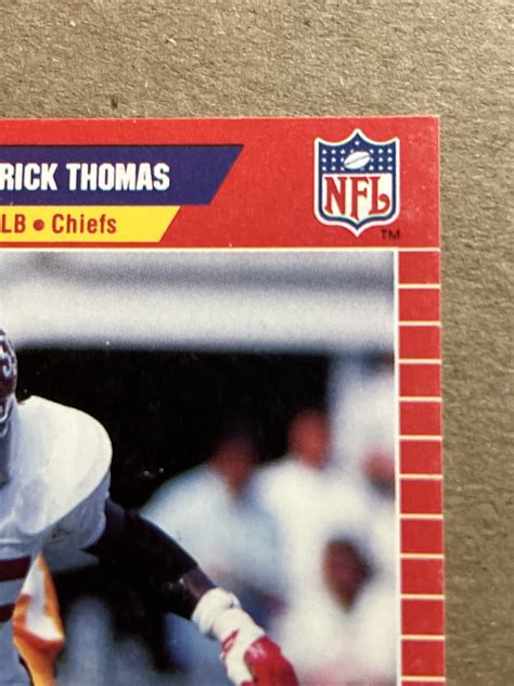 Derrick Thomas Rookie 1989 Leaf Pro Set Prospect No.1 Pick Football ...