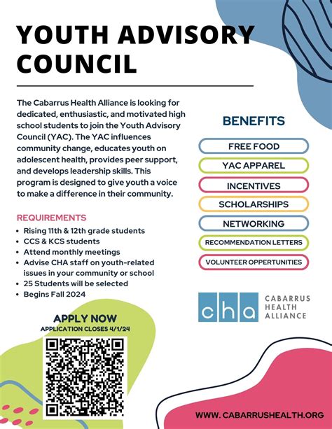 CHA Youth Advisory Council (YAC) | Cabarrus Health Alliance, NC ...