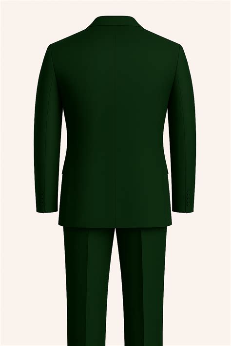 Bottle Green Suit in South Australian Merino Wool – Ethics Dress Circle