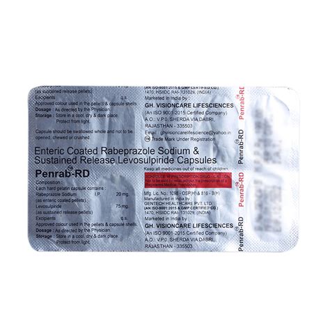 Penrab-RD Tablet 10's Price, Uses, Side Effects, Composition - Apollo ...