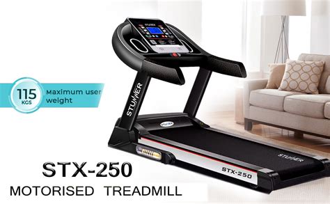 Buy Stunner Fitness STX-250 2.0HP (4.0HP Peak) Motorized Treadmill with ...