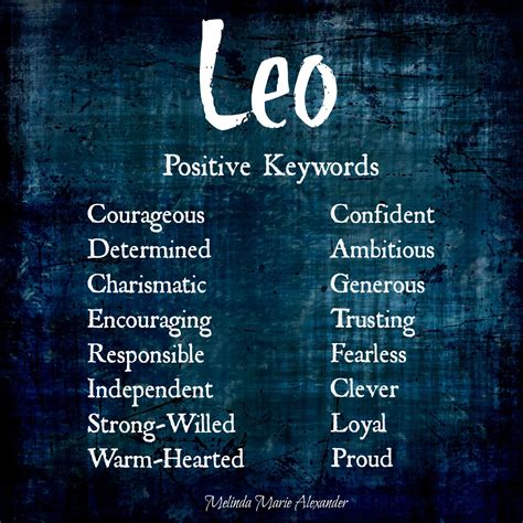 Leo Man Personality Traits And Characteristics at Hamish Riddoch blog